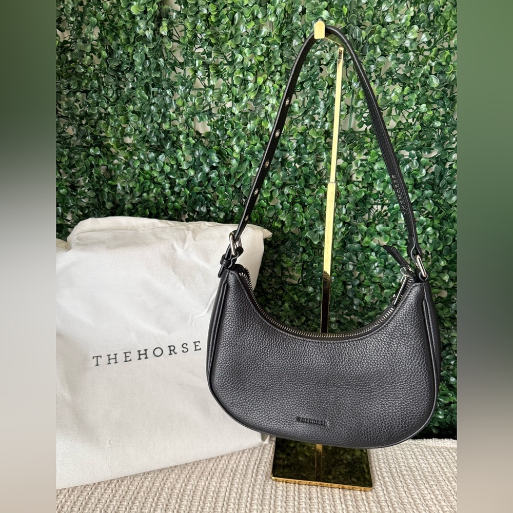 The Horse Black Shoulder Bag